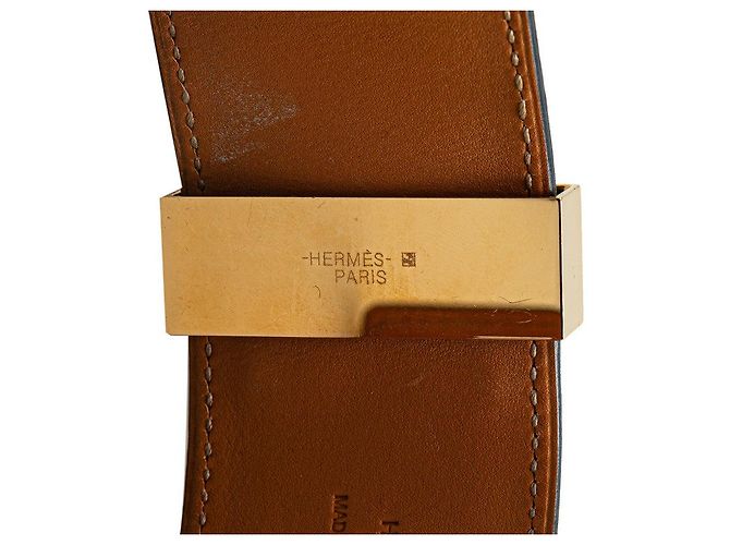 Ring Bracciale Collier de Chien Epsom Hermès Nero - vista 6