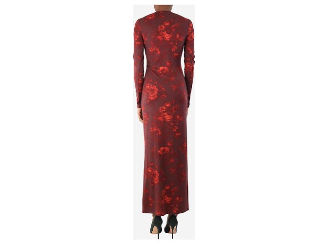 Reformation Rotes Tommie Strick-Maxikleid - Größe XS - Ansicht 2