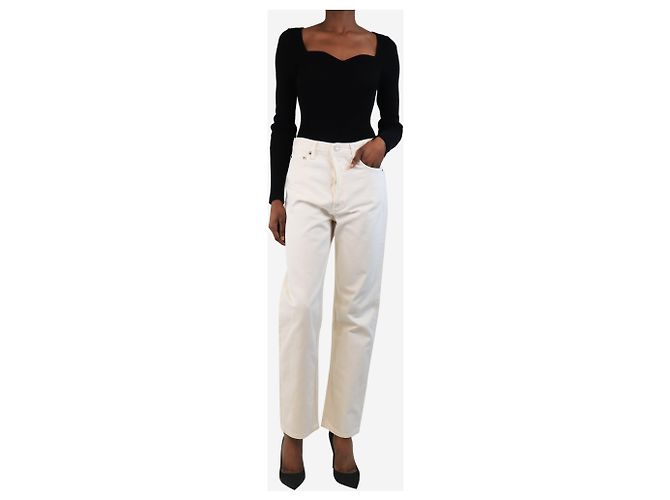 Agolde Cream 90's mid-rise jeans - size UK 6 - view 2