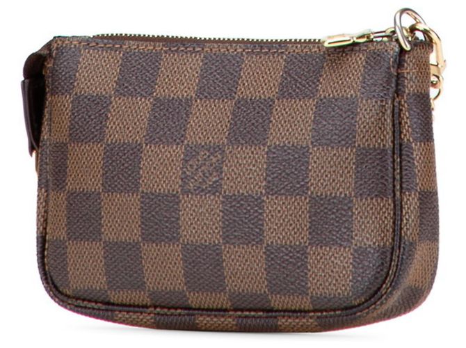 Pochette Accessorio Mini Damier Louis Vuitton Marrone - vista 2
