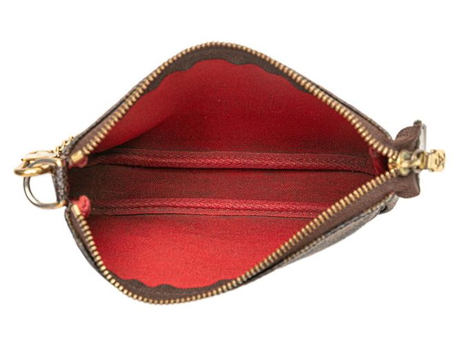 Pochette Accessorio Mini Damier Louis Vuitton Marrone - vista 6