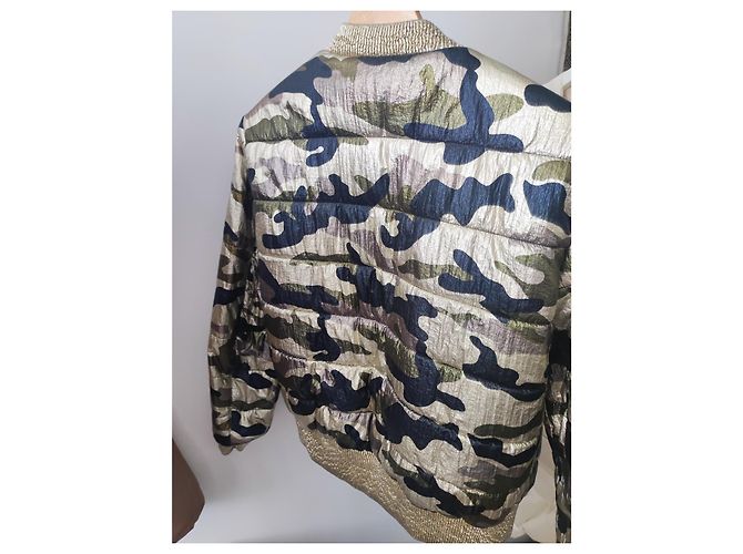 Giacca reversibile oro e camo Zapa D'oro - vista 4