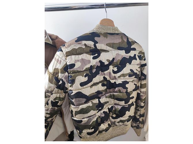 Giacca reversibile oro e camo Zapa D'oro - vista 5