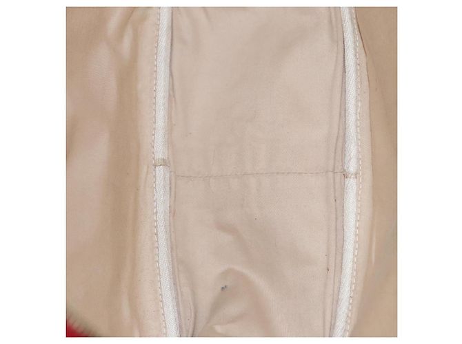 Hermès Hermes Victoria Messenger in Toile e Pelle Medium Beige - vista 5