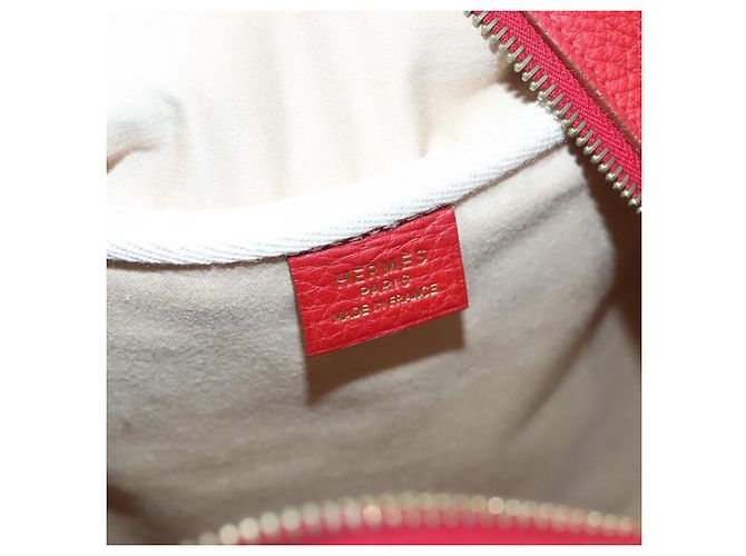 Hermès Hermes Victoria Messenger in Toile e Pelle Medium Beige - vista 6