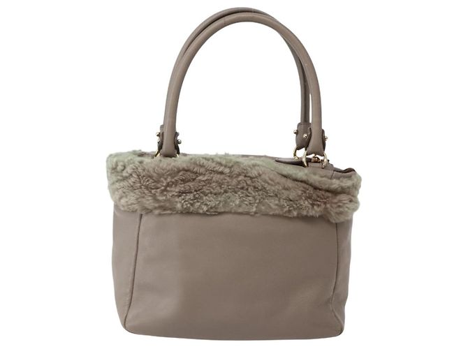 Salvatore Ferragamo Vala Pelle Beige - vista 2