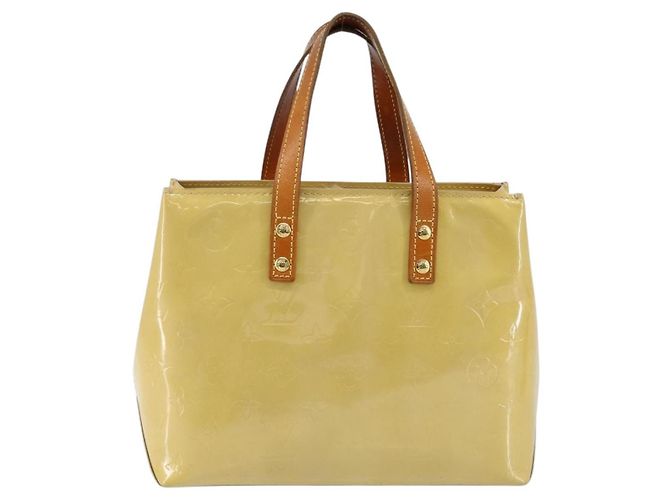 Borsa Reade Monogram Vernis PM di Louis Vuitton Beige - vista 2