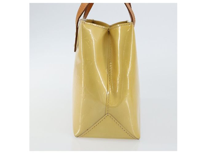 Borsa Reade Monogram Vernis PM di Louis Vuitton Beige - vista 3