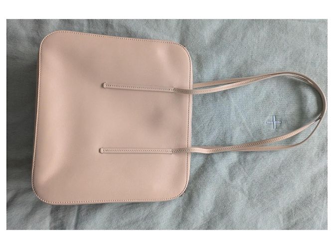 The Row Siamese Umhängetasche aus Leder beige - Ansicht 2