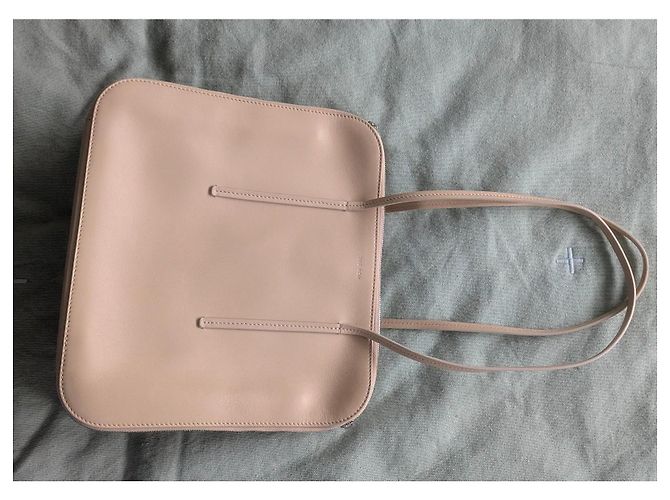 The Row Siamese Umhängetasche aus Leder beige - Ansicht 3