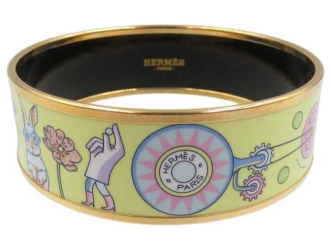 Bracciale GM in smalto Hermès - Tè per due Giallo - vista 2