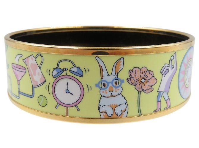 Bracciale GM in smalto Hermès - Tè per due Giallo - vista 6