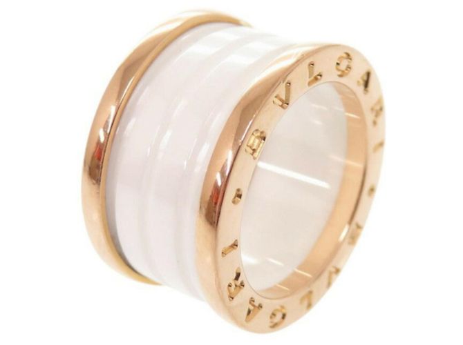 Bulgari Bvlgari B-ZERO1 4-Band Ring Weiß Golden - Ansicht 2