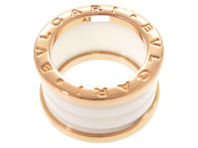 Bulgari Bvlgari B-ZERO1 4-Band Ring Weiß Golden - Ansicht 5