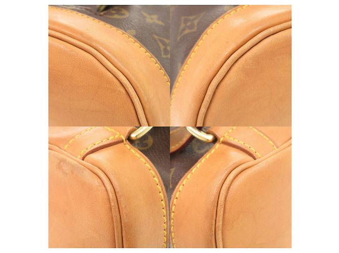Zaino Montsouris MM Louis Vuitton Marrone Monogramma - vista 5