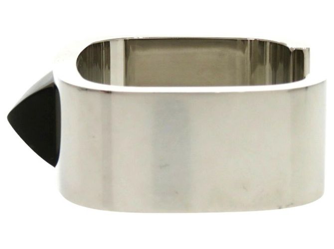 Pulsera de metal negro Medor de Hermès Plata - vista 5