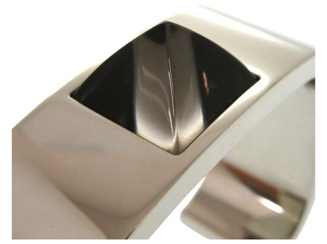 Pulsera de metal negro Medor de Hermès Plata - vista 8