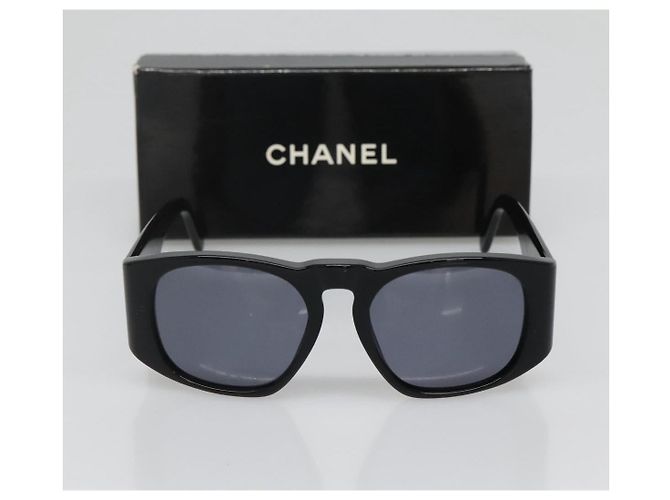 Gafas de sol CHANEL de plástico Negro CC Auth yk19480 - vista 11