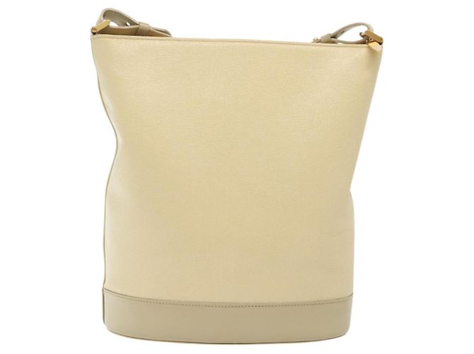 Autre Marque Borsa a Spalla Burberrys in Pelle Beige Oro Auth ep10651 D'oro - vista 2