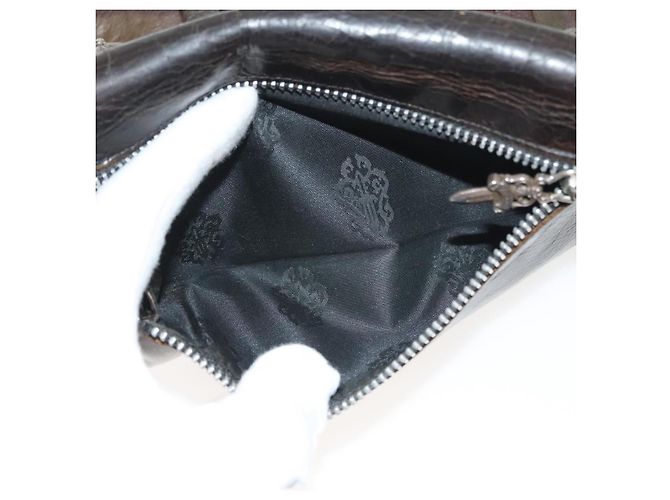 Cartera larga de cuero Wave Cross Ball Chrome Hearts verde Auth 136315 - vista 19