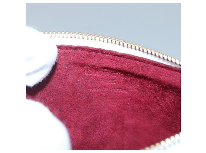 LOUIS VUITTON Pochette MM Monogram Multicolore Bianca M60028 LV Auth 134908V Bianco - vista 10