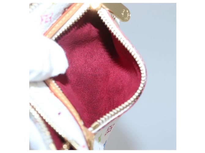 LOUIS VUITTON Pochette MM Monogram Multicolore Bianca M60028 LV Auth 134908V Bianco - vista 20