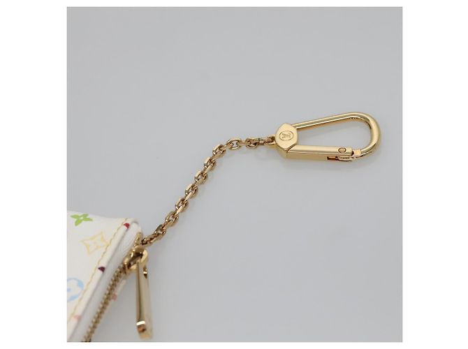 LOUIS VUITTON Pochette MM Monogram Multicolore Bianca M60028 LV Auth 134908V Bianco - vista 7