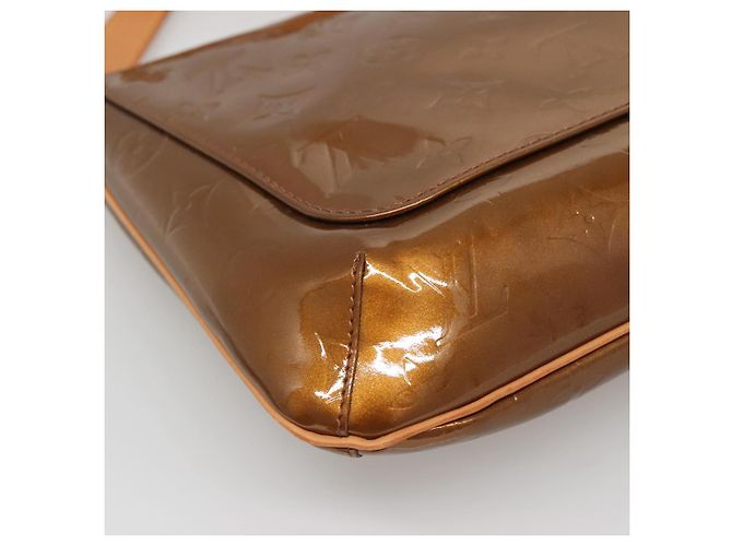 LOUIS VUITTON Borsa Thompson Street Monogram Vernis Bronzo M91124 LV Auth ep10860 - vista 18