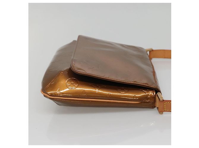 LOUIS VUITTON Borsa Thompson Street Monogram Vernis Bronzo M91124 LV Auth ep10860 - vista 4
