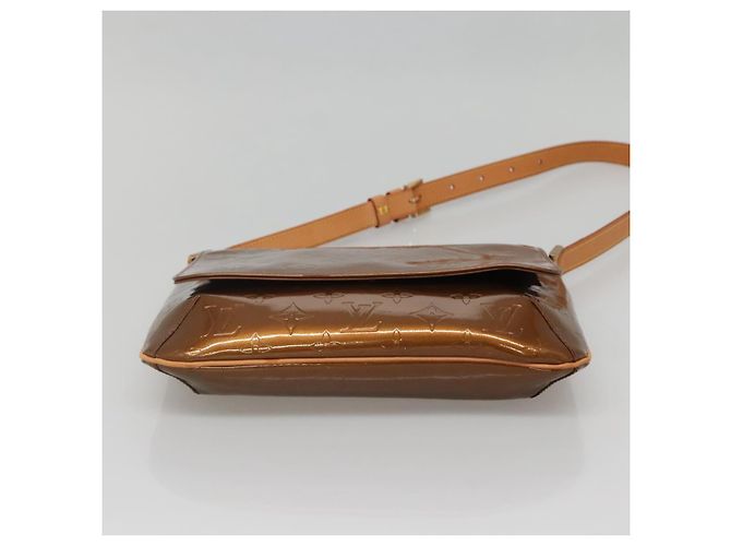 LOUIS VUITTON Borsa Thompson Street Monogram Vernis Bronzo M91124 LV Auth ep10860 - vista 5