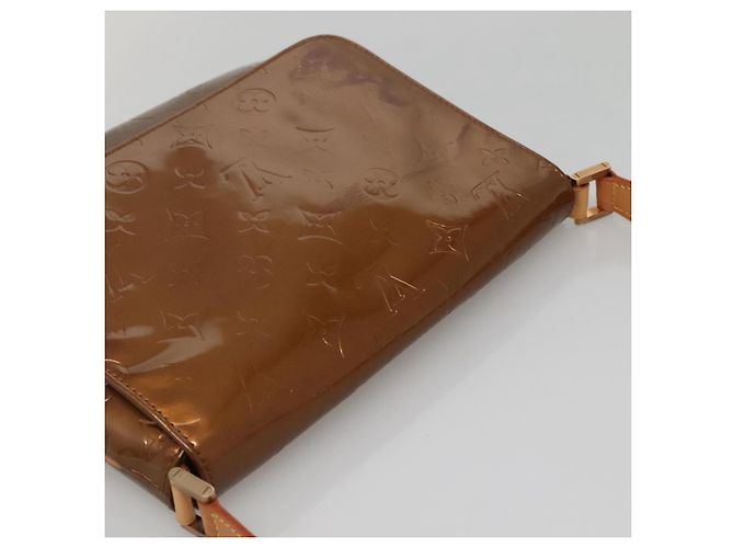 LOUIS VUITTON Borsa Thompson Street Monogram Vernis Bronzo M91124 LV Auth ep10860 - vista 6