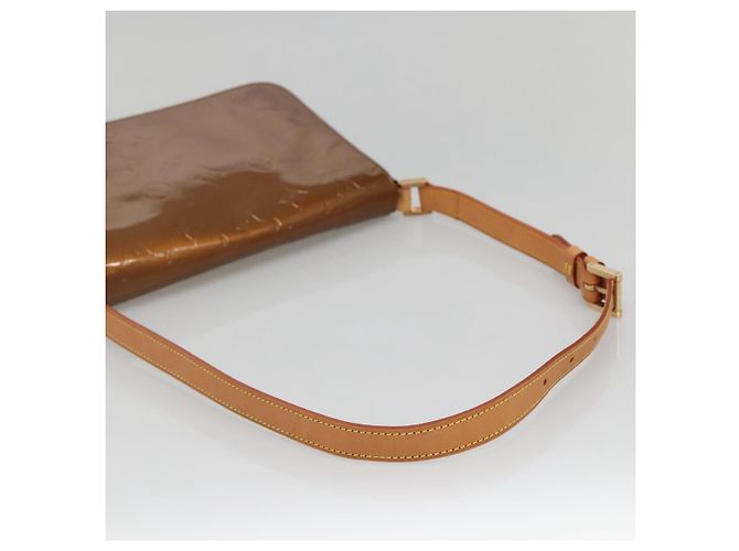 LOUIS VUITTON Borsa Thompson Street Monogram Vernis Bronzo M91124 LV Auth ep10860 - vista 7