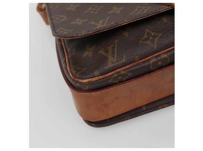 LOUIS VUITTON Borsa a Spalla Monogram Cartouchiere GM M51252 LV Auth BA5144 Monogramma - vista 15