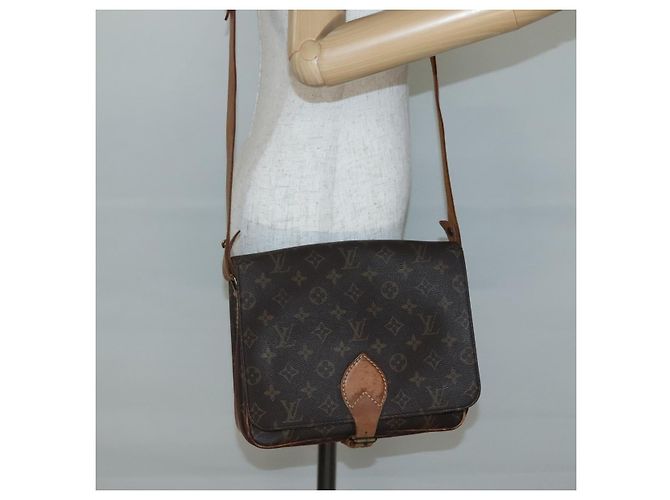 LOUIS VUITTON Borsa a Spalla Monogram Cartouchiere GM M51252 LV Auth BA5144 Monogramma - vista 24