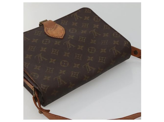 LOUIS VUITTON Borsa a Spalla Monogram Cartouchiere GM M51252 LV Auth BA5144 Monogramma - vista 6