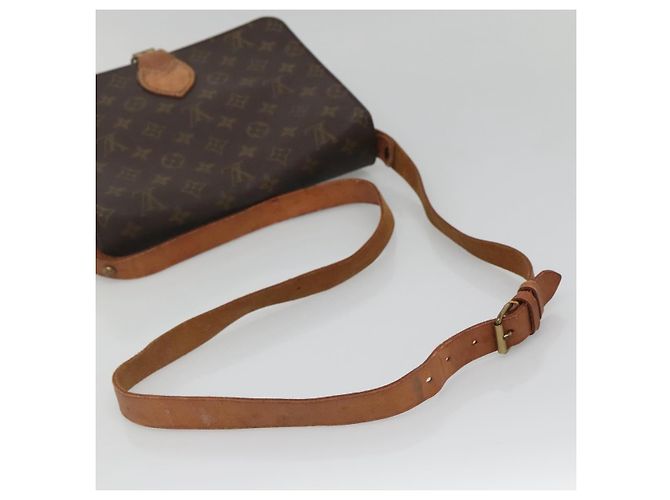 LOUIS VUITTON Borsa a Spalla Monogram Cartouchiere GM M51252 LV Auth BA5144 Monogramma - vista 7