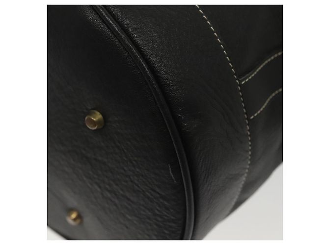 BALLY Borsa a Spalla in Pelle Nera Auth BA5494 Nero - vista 14