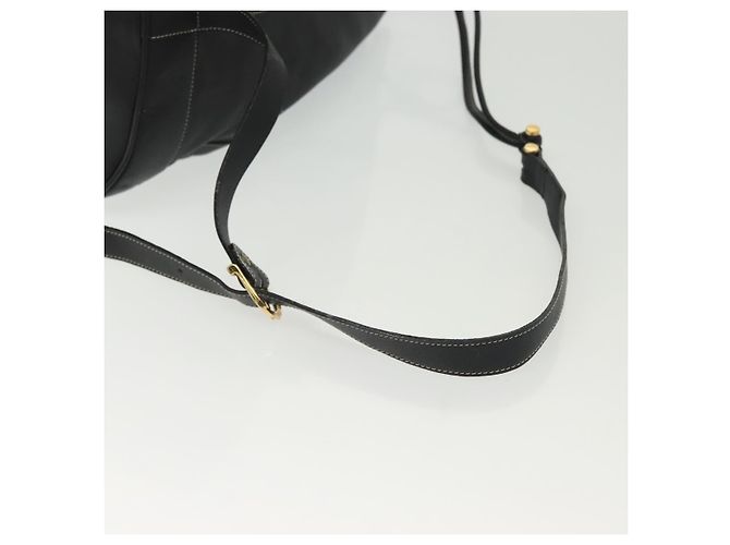 BALLY Borsa a Spalla in Pelle Nera Auth BA5494 Nero - vista 7