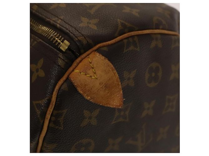 LOUIS VUITTON Borsa Boston Monogram Keepall 55 M41424 LV Auth 140880 Monogramma - vista 18