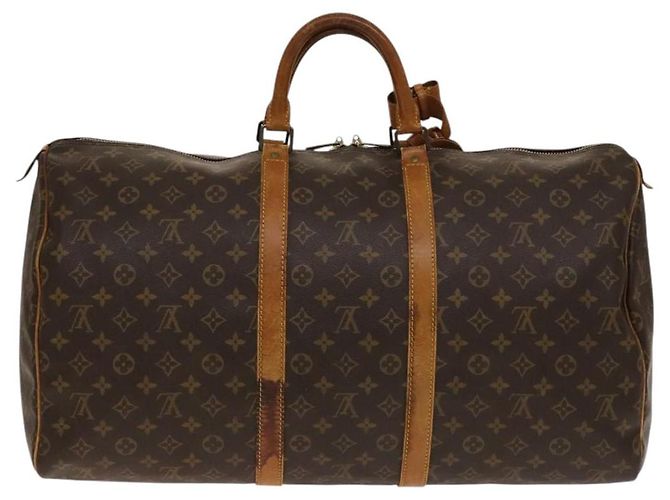 LOUIS VUITTON Borsa Boston Monogram Keepall 55 M41424 LV Auth 140880 Monogramma - vista 2