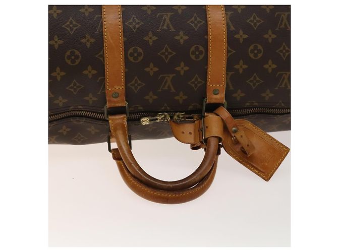LOUIS VUITTON Borsa Boston Monogram Keepall 55 M41424 LV Auth 140880 Monogramma - vista 7