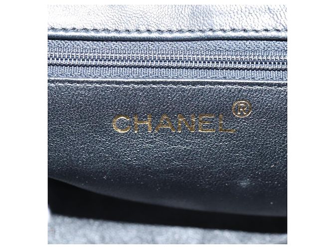 CHANEL Borsa a Spalla in Paillettes Pelle Bianca Oro CC Auth 140995 Bianco D'oro - vista 20