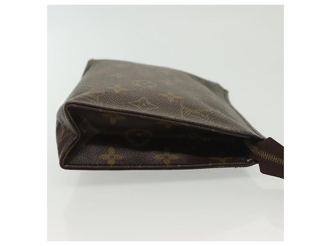 LOUIS VUITTON Monogram Poche Toilette 19 Pouch M47544 LV Auth 142328 Monograma - vista 3