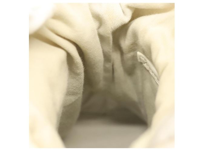 Autre Marque Bolso de mano mini 5AC de cuero 2 en 1 Maison Margiela Blanco Plata Auth 134868 - vista 23