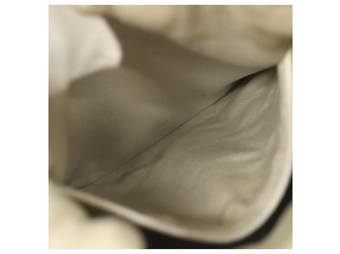 Autre Marque Bolso de mano mini 5AC de cuero 2 en 1 Maison Margiela Blanco Plata Auth 134868 - vista 24