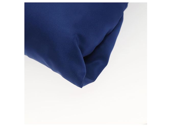 Bolso de Hombro PRADA de Nylon Azul Plata Auténtico 140970 - vista 16