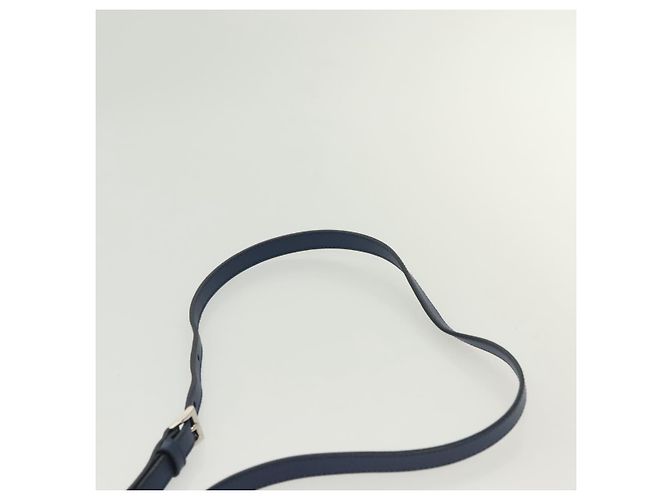Bolso de Hombro PRADA de Nylon Azul Plata Auténtico 140970 - vista 8
