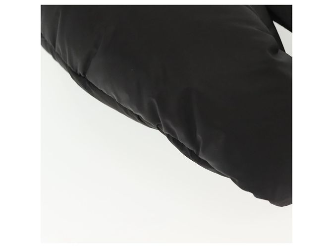 Marsupio Moncler in nylon nero Auth 135282 - vista 17