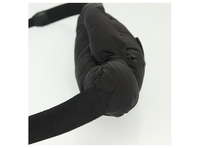 Marsupio Moncler in nylon nero Auth 135282 - vista 4