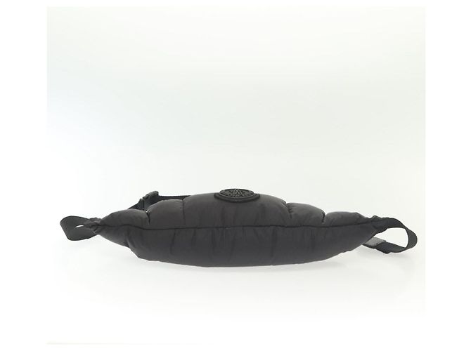Marsupio Moncler in nylon nero Auth 135282 - vista 5